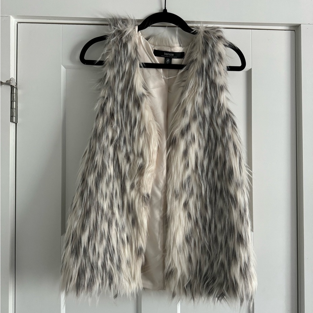 Faux Fur Spotted Vest